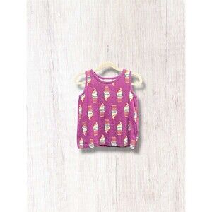 Hanna Andersson | Purple Ice Cream Tank Top | 6-7T